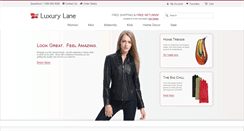 Desktop Screenshot of luxurylane.com